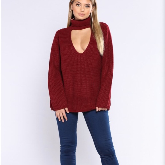 Fashion Nova Sweaters - Wine sweater